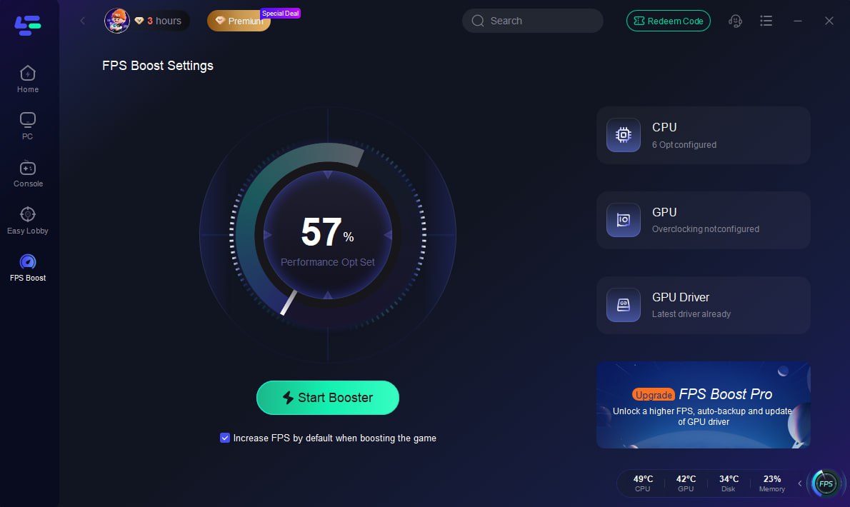 Game selector and mod library